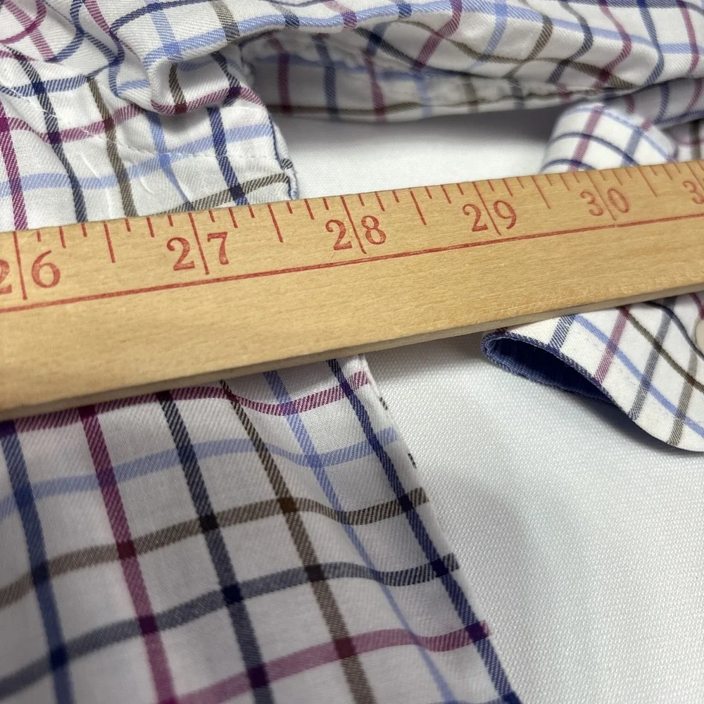 ALX New York Mens Long Sleeve Plaid Button Down Shirt Size‎ XL